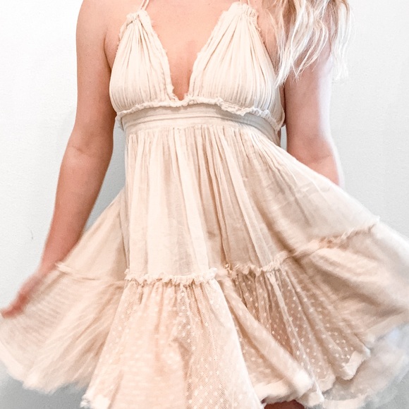 Free People Ivory 100 Degree mini dress - Picture 2 of 4
